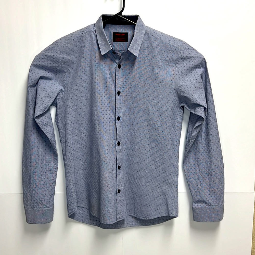 Jared Lang Mens Long Sleeve Button Down Shirt B43